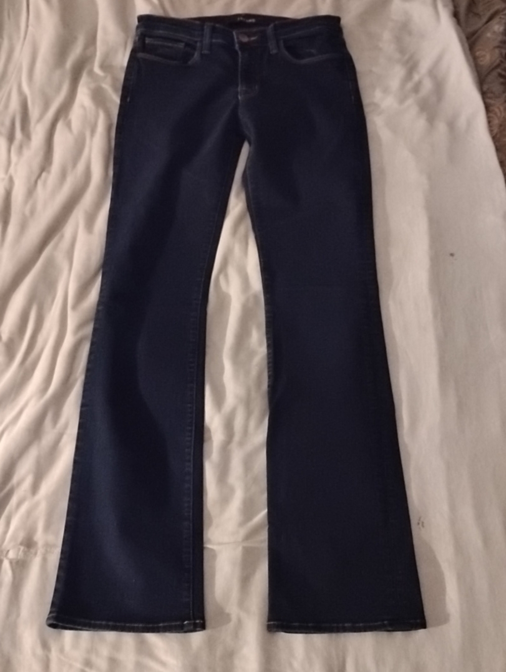J Brand Dark Blue Wide Leg Jeans